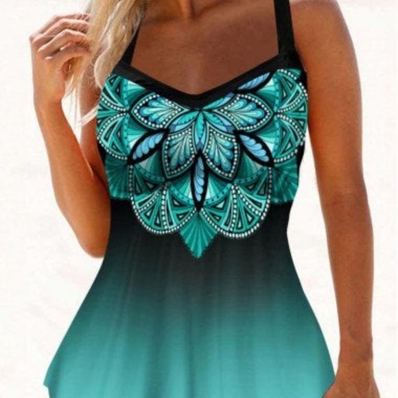 COPY - 2 Piece Bathing Suits For Women, Trendy Set J - Picture 6 of 7